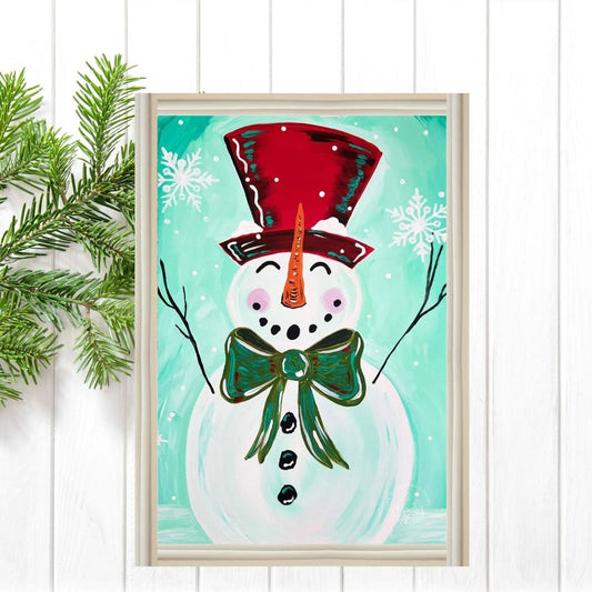 Just add Water- Holiday Snowman Paint Kit