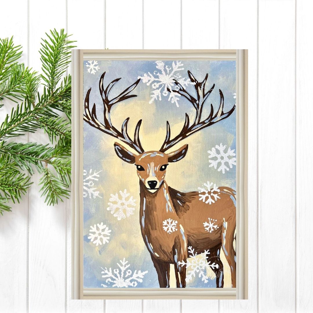 Just add Water- Mystical Deer Paint Kit