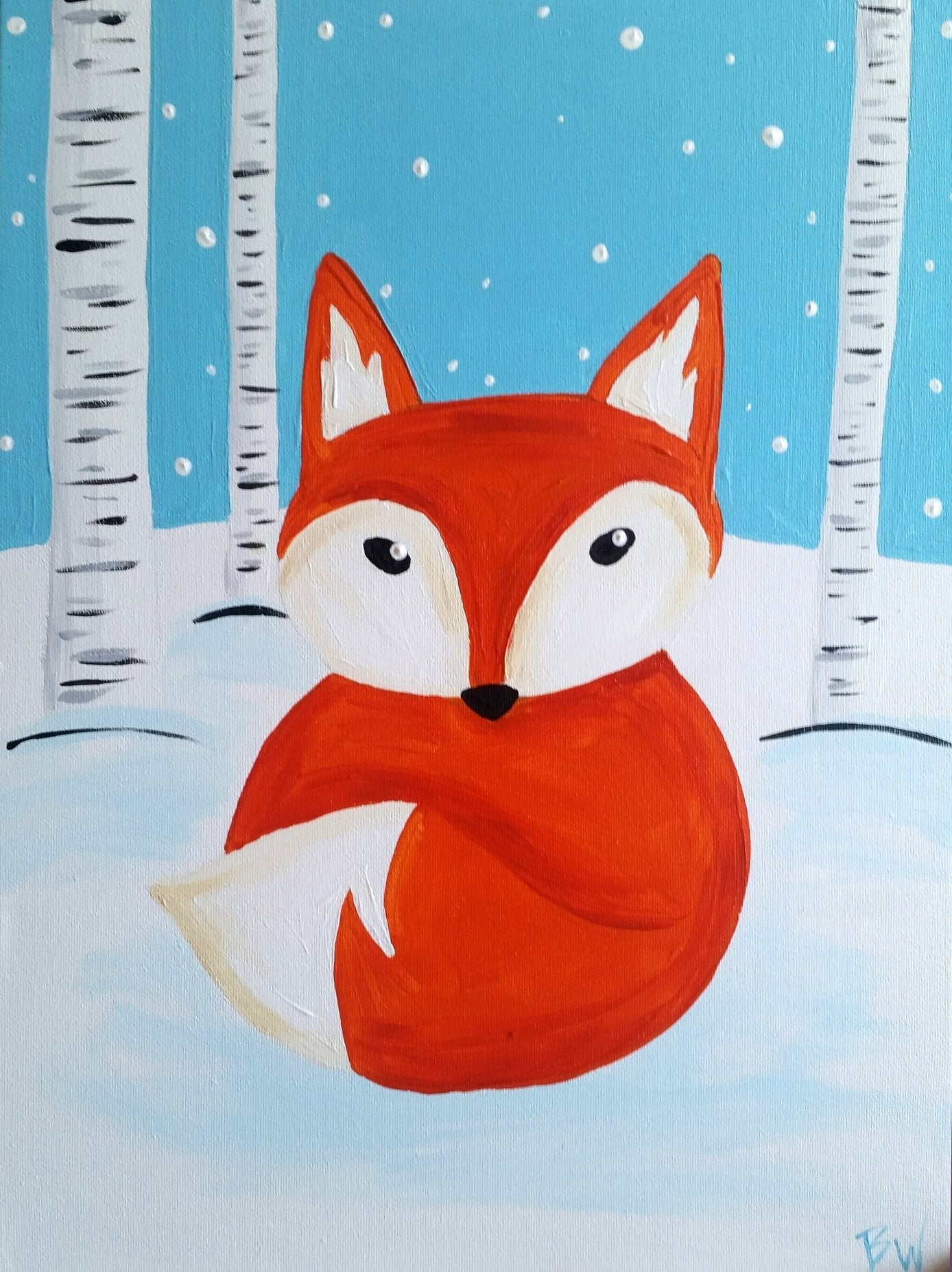 Just add Water- Winter Fox